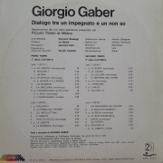 Giorgio Gaber - Dialogo tra un impegnato e un non so