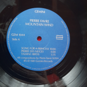 Pierre Favre - Mountain Wind