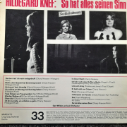 Hildegard Knef - So hat alles seinen Sinn
