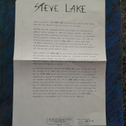 Steve Lake - So Cruel